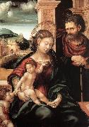 BURGKMAIR, Hans Holy Family with the Child St John ds USA oil painting reproduction